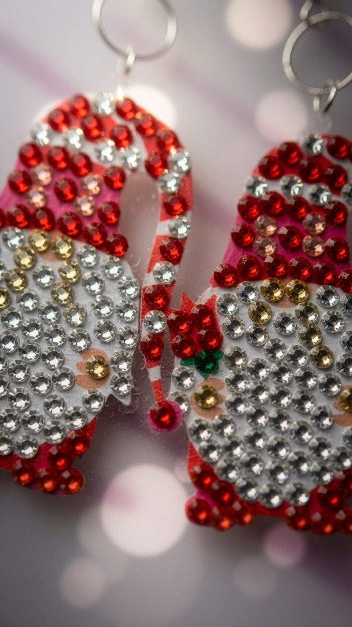 Gnome & Roses Earrings
