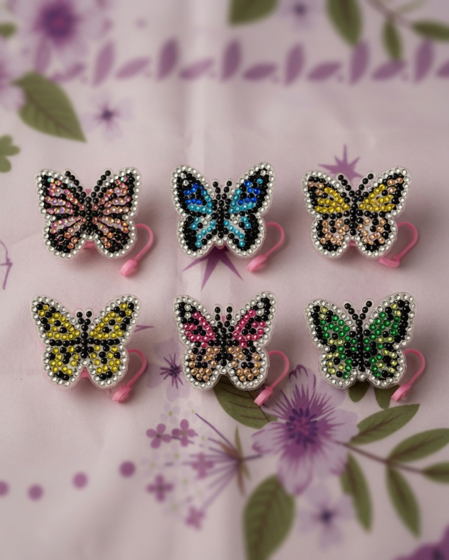 Butterfly Straw Toppers