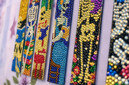 Haunted Skeleton Bookmarks w/ Butterfly Tassle