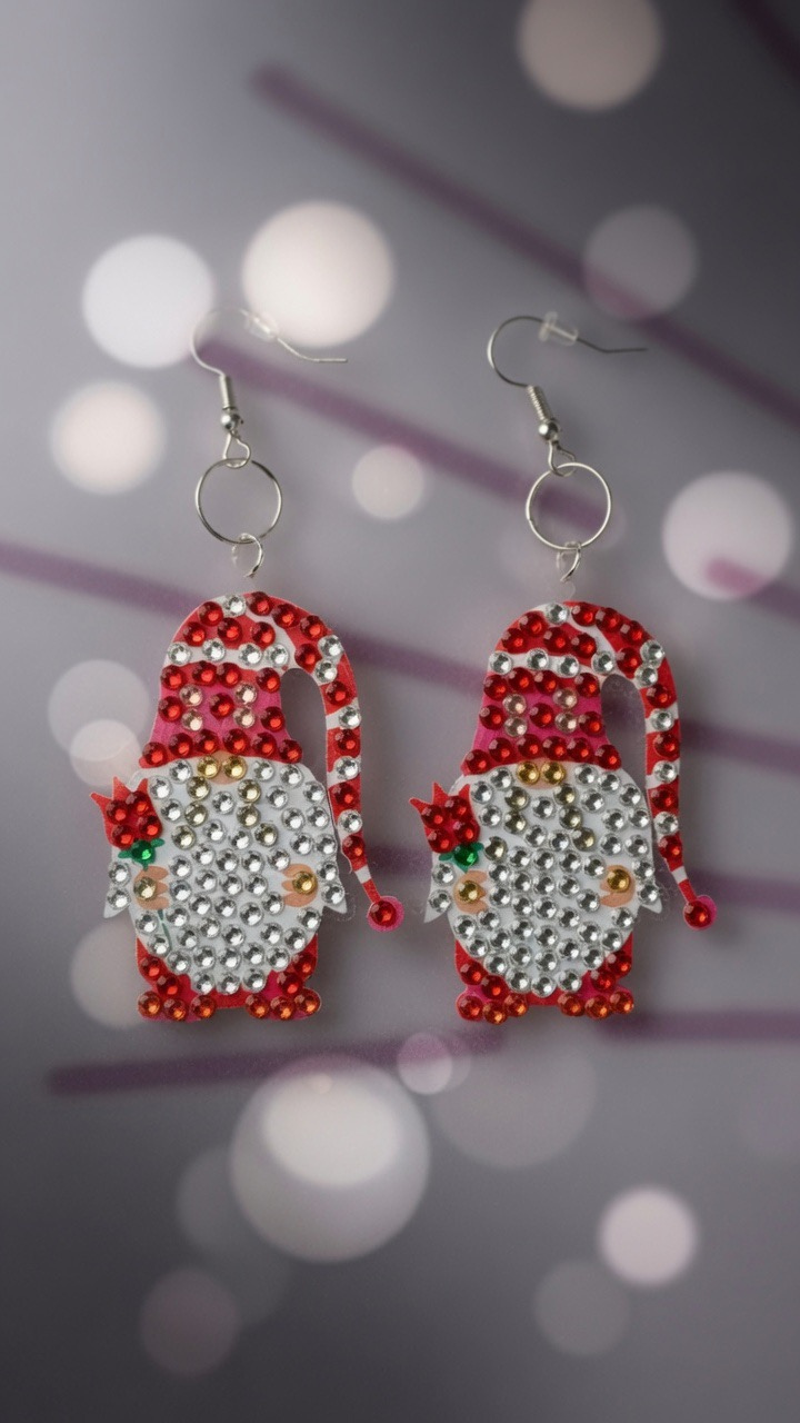 Gnome & Roses Earrings