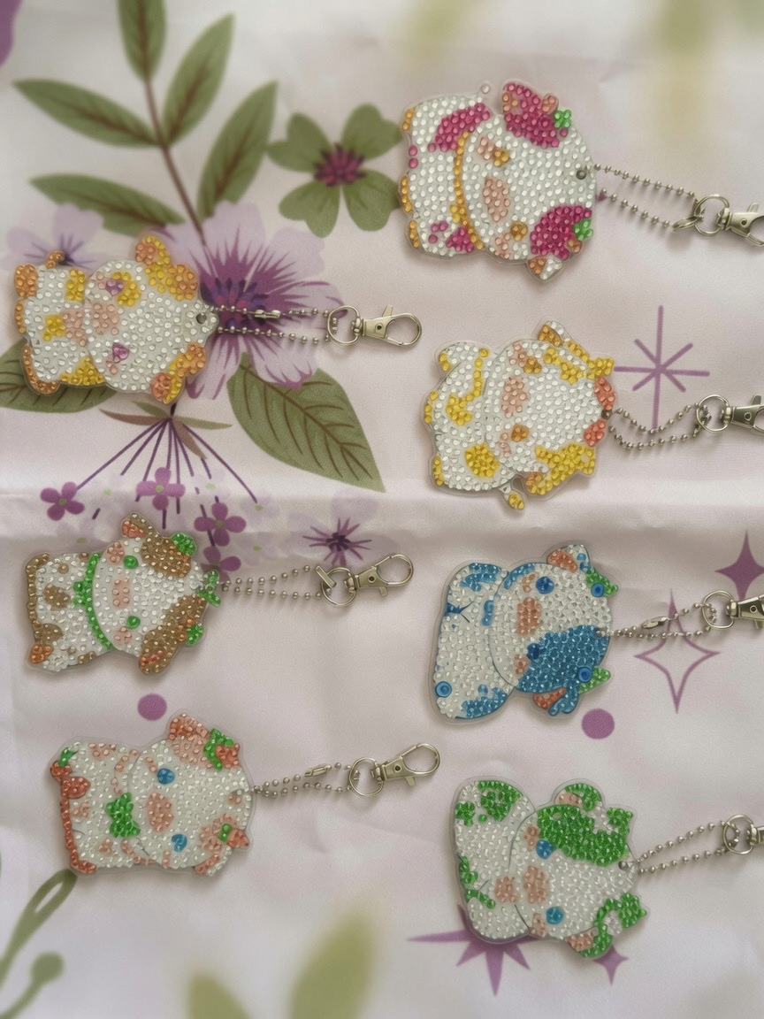 Hayfield Havoc Herd Keychains