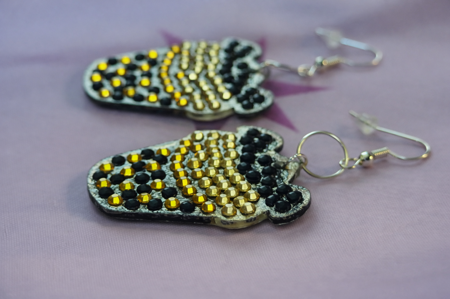 Batty Bite Cupcake Earrings