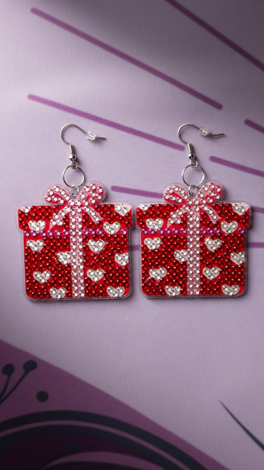 Heartwrapped Presents Earrings