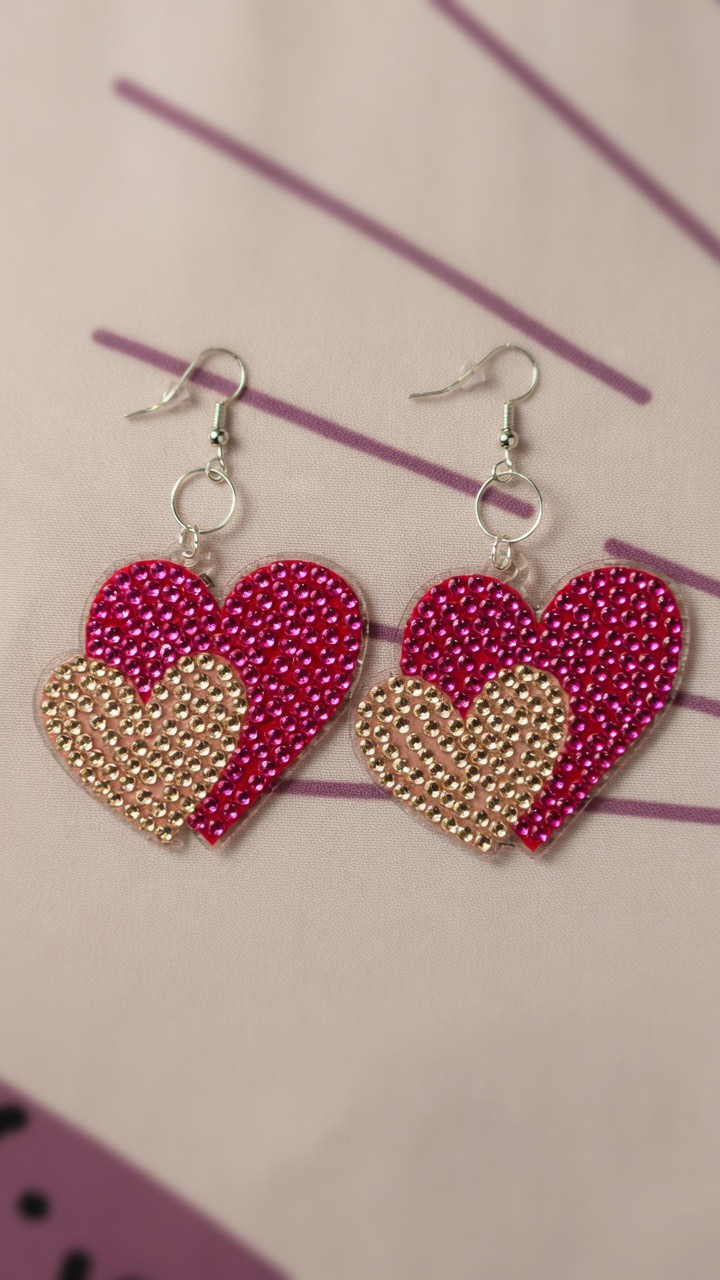 Two Peas in a Heart Earrings