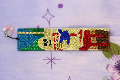 Haunted Skeleton Bookmarks w/ Butterfly Tassle